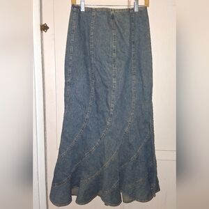 Cami Indigo Flare Denim Skirt